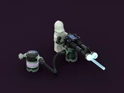 Star Wars - Weaponry Item 1 - Republic Infantry Blaster Cannon 1