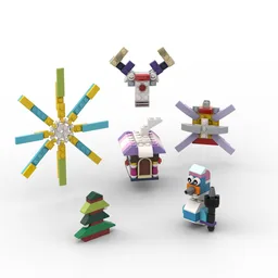 10696 Christmas decorations