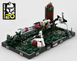 Clone Battle Pack Diorama