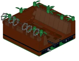 WW1 Trench: End Section