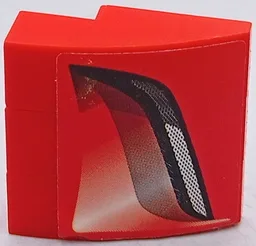 Stickered Assembly 3 x 3 x 1 with Air Intake Pattern Model Right Side (Sticker) - Set 8671