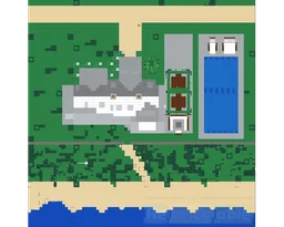 Beam Ends - micro-scale modular Mansion (9 MILS modules)