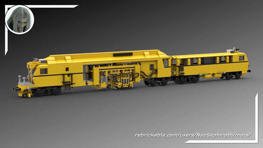 Lego Track tamping machine