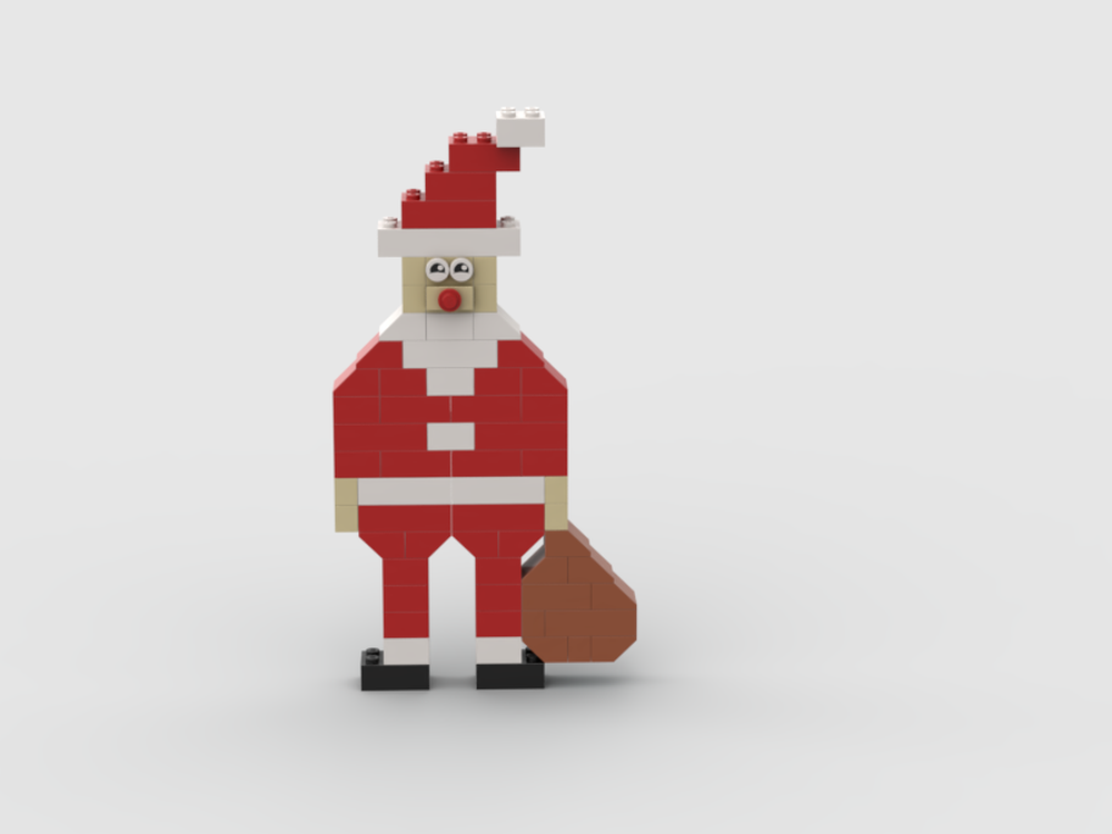 Lego 2D Brick Santa