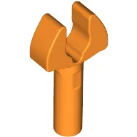 Bar 1L with Clip [Cut Edges and One Side Hole] [Gap in Clip] / Orange