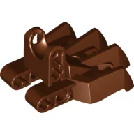 Large Figure Foot, with Ball Socket 5 x 6 x 2 / Reddish Brown