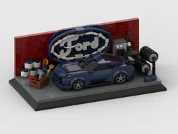Display for set 76920 - Ford Mustang Dark Horse Sports Car