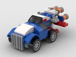 Quad rocket booster car