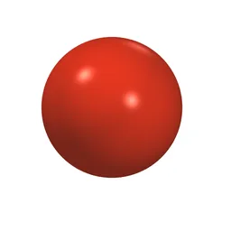 Ball, Hard Plastic, 51mm (approx. 6 studs diameter) / Yellow