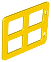 Duplo Door / Window with Four Equal Square Cornered Panes