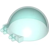 Windscreen 6 x 6 x 3 Dome with Dual 2 Fingers / Trans-Light Blue