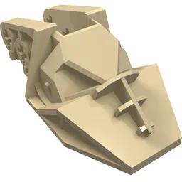 Technic Block 3 x 6 x 1 & 2/3 / Tan