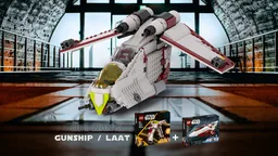 Obi-Wan's Republic Gunship - 75432 + 75333 alternative