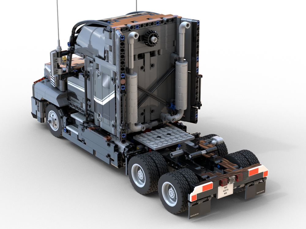 Lego 42078 Mack Anthem - "Dually" / double tires MOD (70490 tires) - Truck only