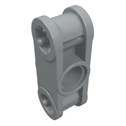 Technic Axle and Pin Connector Perpendicular 3L with Centre Pin Hole / Light Bluish Gray