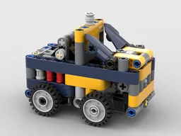 Pickup with Front Engine and Steering