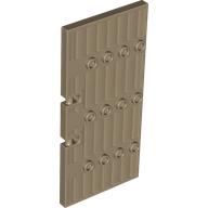 Lego Door 1 x 5 x 8.5 Stockade / Dark Tan