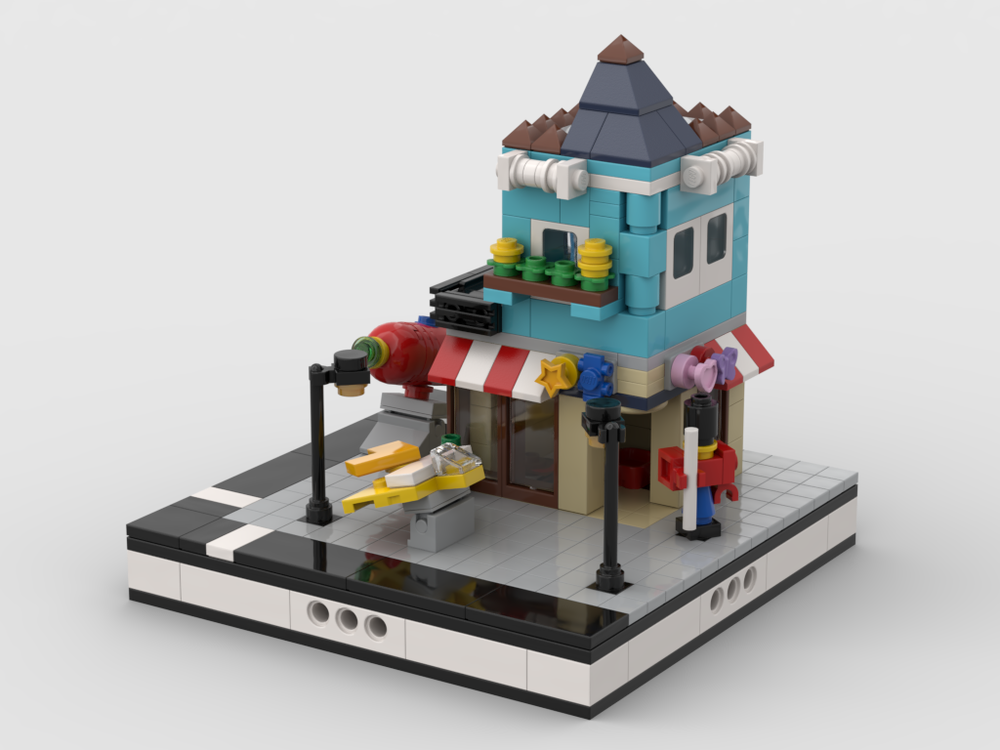 Lego Toy Shop for a Mini Modular City