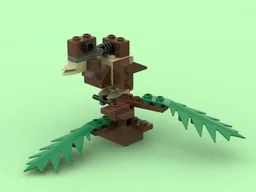Bird on a perch