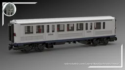 "Silberling" 2nd class passenger wagon