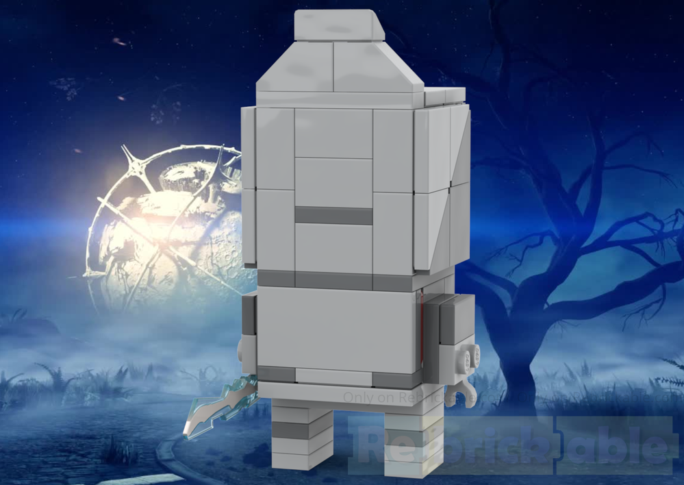 Lego Excalibur BrickHead - Warframe