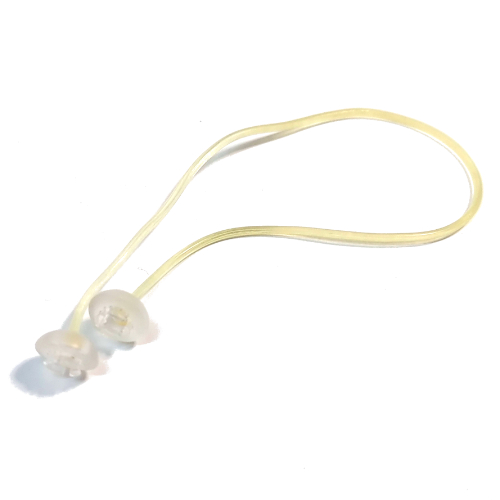 Lego Clikits Cord, Jelly String, 170mm, with Same Colored Caps / Trans-Clear