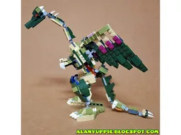 Dragon Megatron (Beast Wars) using set 31121 Crocodile