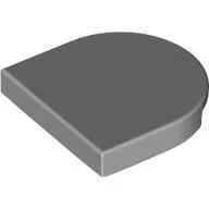 Tile Round 2 x 2 Half Circle / Light Bluish Gray