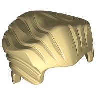 Lego Hair Swept Back with Widow's Peak [Plain] / Tan