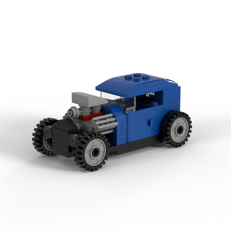 Lego Blue Hot Rod