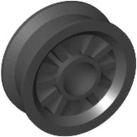 Lego Wheel Spoked 2 x 2 with Pin Hole / Black