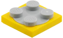 Turntable 2 x 2 Plate with Light Bluish Gray Top (3680 / 3679)