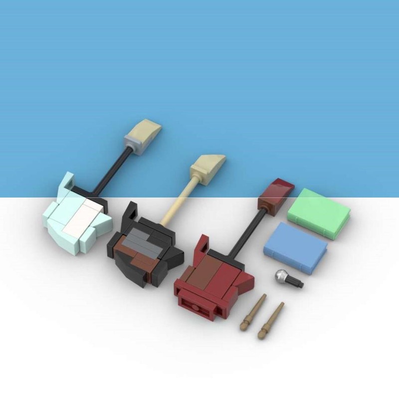 Lego MyGO band musical instruments