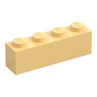 Lego Brick 1 x 4 / Light Yellow