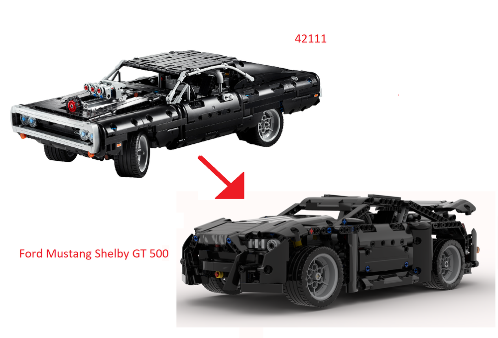 Lego 42111-Mustang Shelby GT500