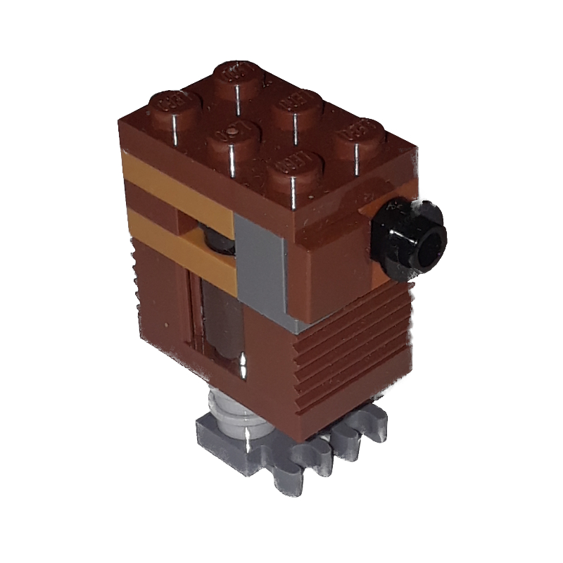 Lego GNK Power Droid (Gonk) - Reddish Brown