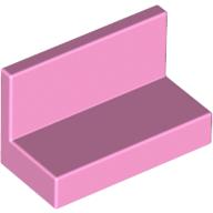 Lego Panel 1 x 2 x 1 [Square Corners] / Bright Pink