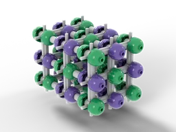 Saline Molecules and Salt Crystals