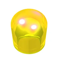 Brick Round 1 x 1 x 2/3 Light Bulb Cover / Trans-Yellow