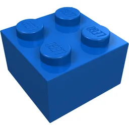 Brick 2 x 2 without Inside Ridges / Blue