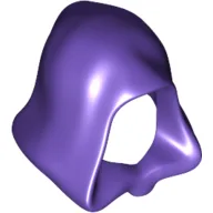 Hood, Connected Chin / Dark Purple
