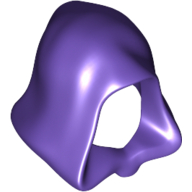 Lego Hood, Connected Chin / Dark Purple