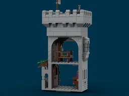Medieval castle Keep in the forest - Modular