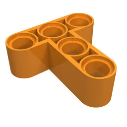 Technic Beam 3 x 3 T-Shape Thick / Orange