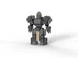 Large knight minifigure frame