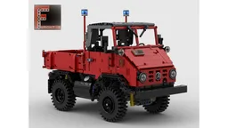 Unimog U411 fire engine with trailer