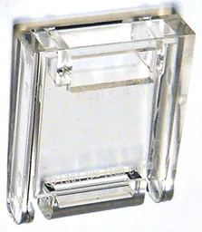 Box 2 x 2 x 2 Door with Slot / Trans-Clear