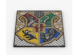 Customized Hogwarts Crest Mosaic
