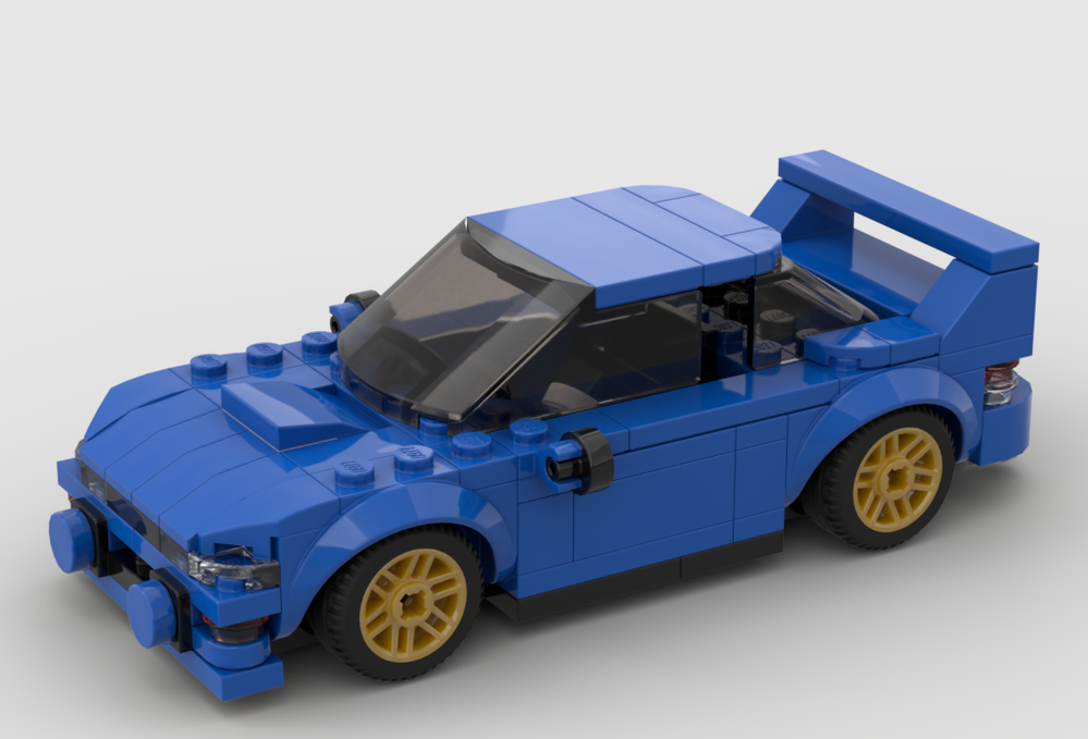 Lego SUBARU 22B - 6 stud wide