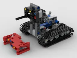 42148 Tracked Forklift with Pallet